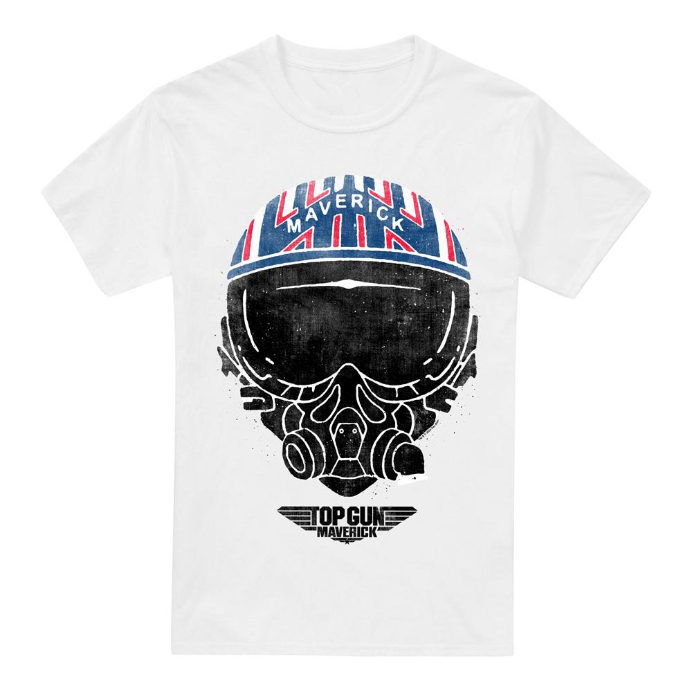 Top Gun Mens Maverick Helmet T-Shirt