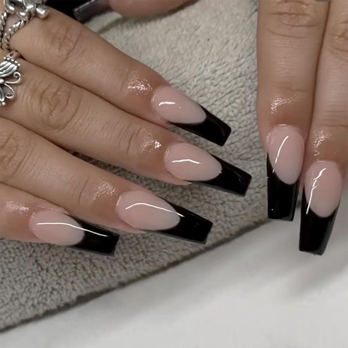 Yiwu wearing nail art piece European and American nail piece nail sticker nail piece wearing nail piece nail art fake nail piece