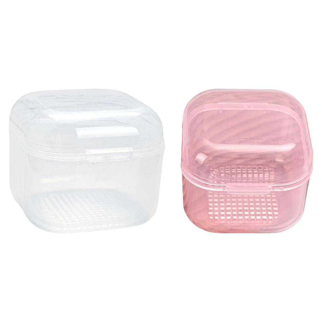 Nail Tools Storage Box Organizer Nail Tools Sterilizer Box Plastic Nail Drill Bit Disinfectant Container Manicure Tools