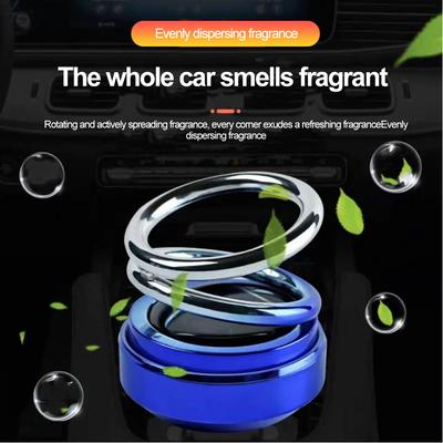 Solar Auto Lufterfrischer Auto Aromatherapie Sonnenlicht Energie Rotation Innen Duft Ornament Aroma Diffusor Dashboard Parfüm