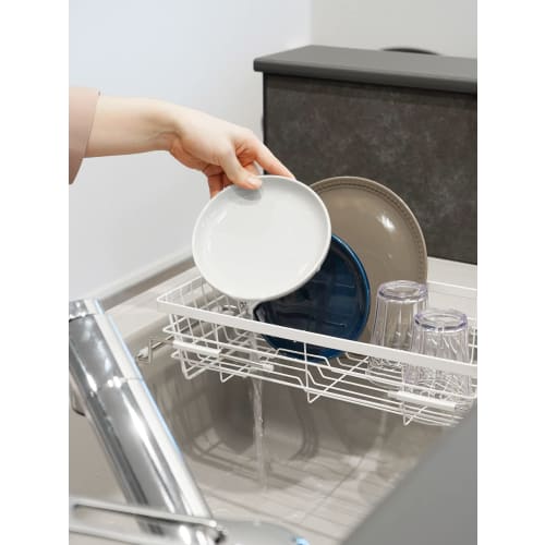 Wahei Freiz Sliding Drainer Basket for Sink Washing Dishes Kitchen Storage Float RG-0446