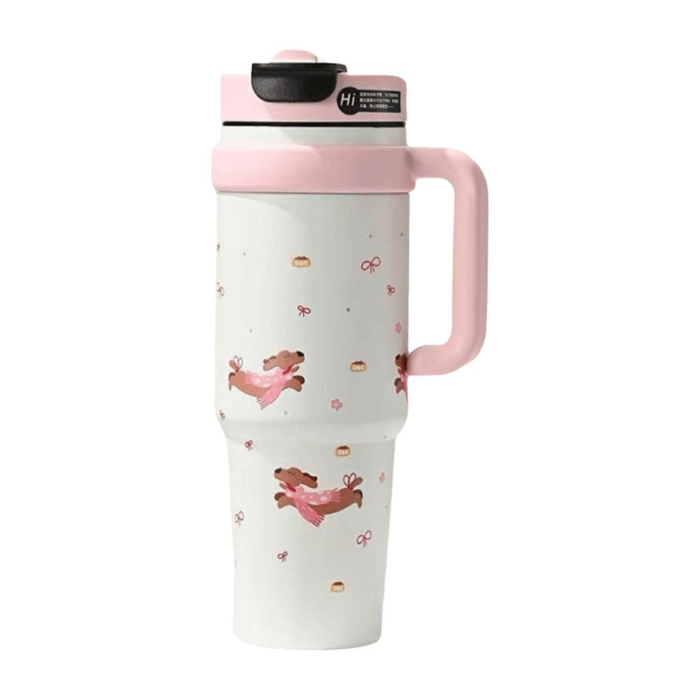 

Двойная кофейная чашка для напитков, большая емкость, термобутылка, высокий внешний вид, кружка для льда, девочки Style 4