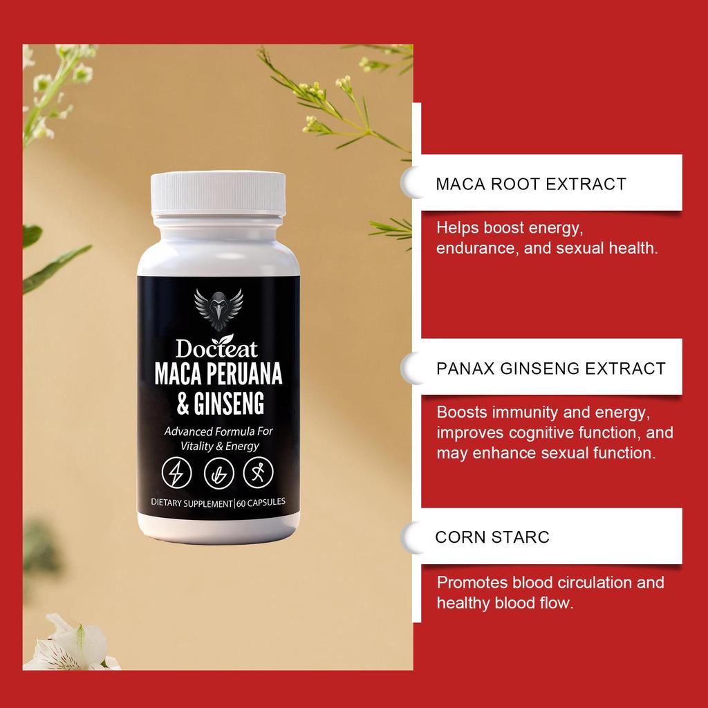 Docteat Men's Daily Care Capsules: Nutritional Supplement for Men's Health