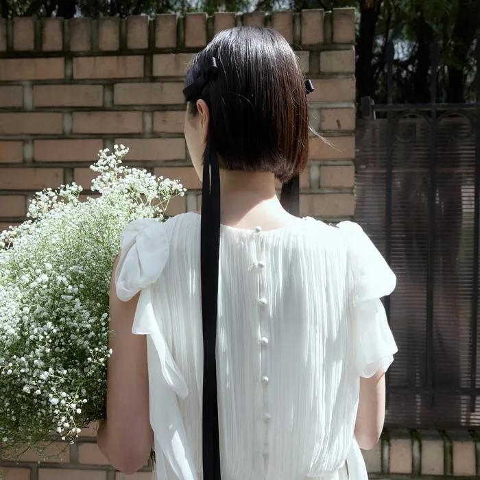 Po Romance Ribbon Head Band