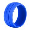 3pcs Silicone Wedding Rings Environmental Cool Comfortable Ring Band Described