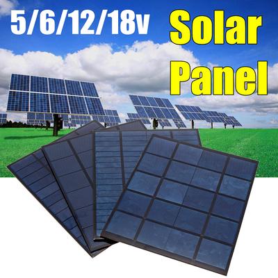 1.5 W 6 V Mini solaire polycristallin silicium Pet feuilleté traitement panneau solaire
