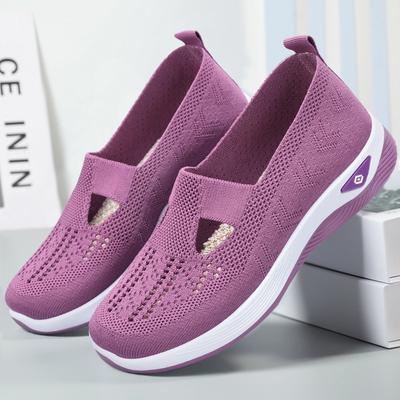 Zapatos talla grande suela blanda pies no cansados zapatos tela de malla transpirable zapatos