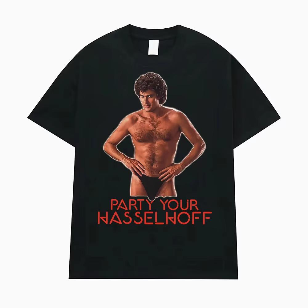 

Funny Party Your David Hasselhoff Meme T-Shirt Men s Women Fashion Hip Hop High Street T Shirts Casual Cotton Oversized T-shi... S разноцветный