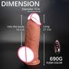 Liquid Silicone Female Fully Automatic Simulation Penis Stretching And Swinging Artificial Penis Fist Sex Adult Sex Toy
