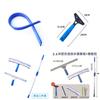 Stainless Steel Glass Squeegee With Telescopic Handle For Household Window Cleaning