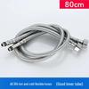 304 Stainless Steel Braided Flexible Hose for Kitchen Faucet - Hot/Cold Inlet Pipe