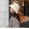 Autumn and Winter Women Warm Fisherman Cap Embroidered Letters Outdoor Windproof Fashion Caps