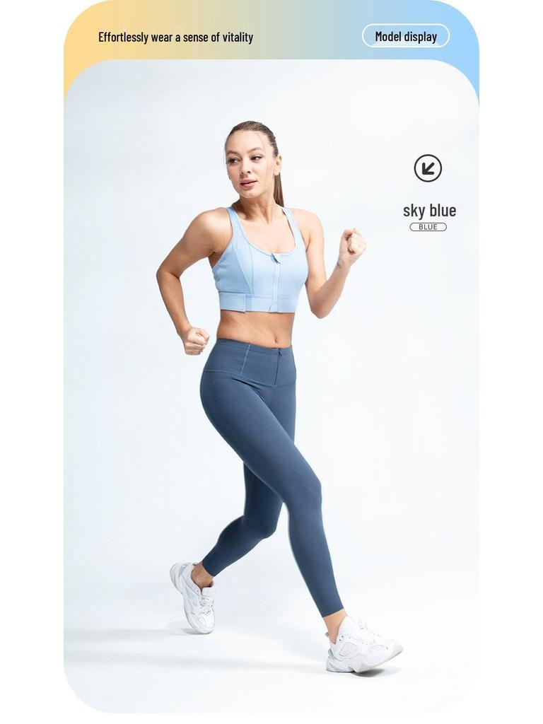 Women's Shockproof High-Intensity Sports Bra: Plus Size, Gathering, Shaping, Yoga & Running Vest