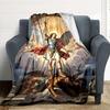 1PC Divine Battle Blanket, Soft Warm All-Season Throw for Sofa, Bed, Car, Office, Vibrant Colorful Design, Durable & Cozy Gift for Home Decor, Cozy Ho