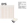 Electroculture Plant Stakes Copper Gardening Antenna Stakes Spiral Copper Wire On Wooden Stakes for Electroculture Plants Fruits Vegetables Growth