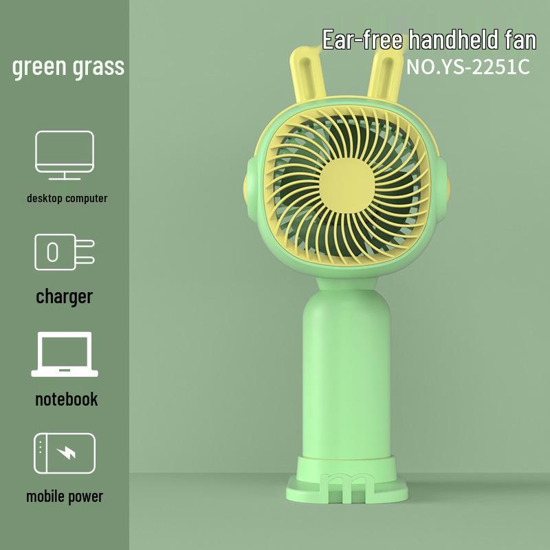 New Flower Mini Portable USB Handheld Fan - Summer Fresh and Compact Electric Fan