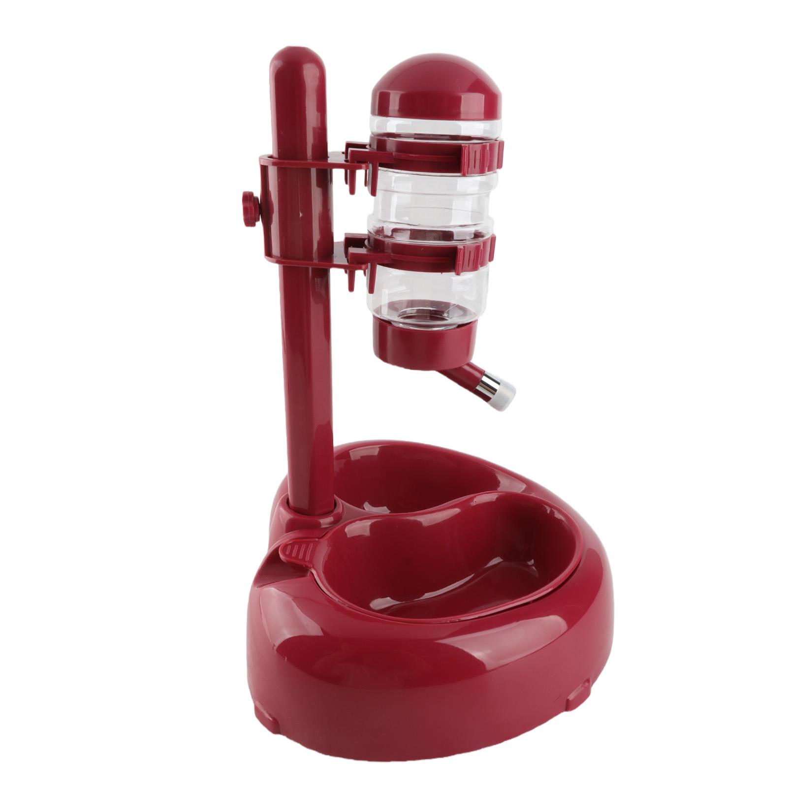

Pet Standing Water Dispenser Feeder Height Heart Shaped Dog Standing Dispenser Bowl Kit