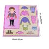 Wooden Children Dress-Up Puzzle,Boy And Girl Changing Clothes Jigsaw Puzzles, Toy For Kids