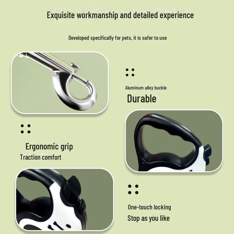 Retractable Dog Walking Leash for Small & Medium Pets - Anti-Breakaway, Suitable for Dogs & Cats