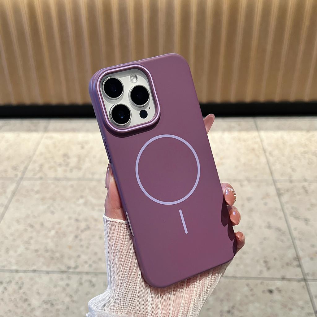 Ultra-thin Solid Color Magnetic Charging Is Suitable for Iphone11promax Mobile Phone Case, the New All-inclusive Apple 11pro.