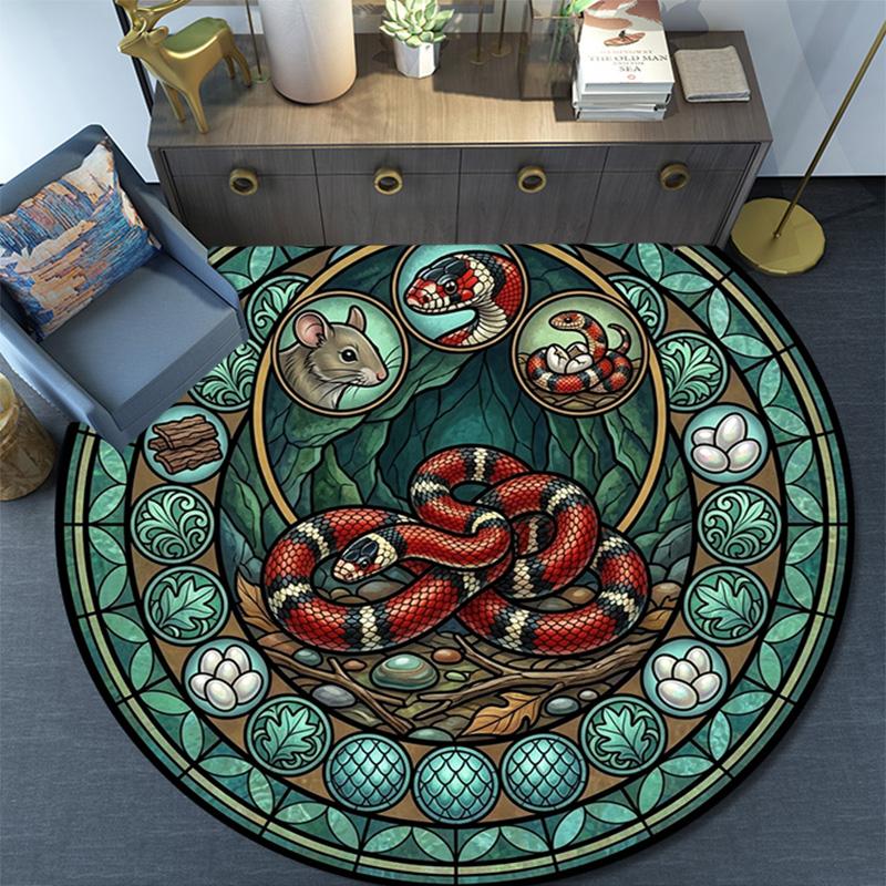 Bird Life Cycle Round Area Rug Under Office Chairs Bedroom Living Room Home Decor