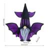 Halloween Gnome with Bat Wing Spider Hat Cute Elf Doll Ornament Crafts for Home Festival Dining Table Tiered Tray Decor Gift