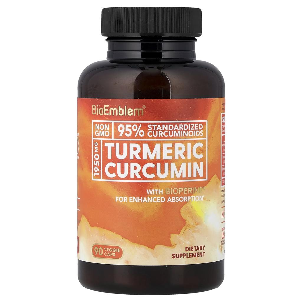 BioEmblem, Turmeric Curcumin, 90 Veggie Capsules