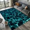 Seawater Sea Wave Carpet Scenery Rug for Living Room Foot Mat Ocean Style Carpet Bedroom Home Sofa Decoration Non-slip Floor Mat