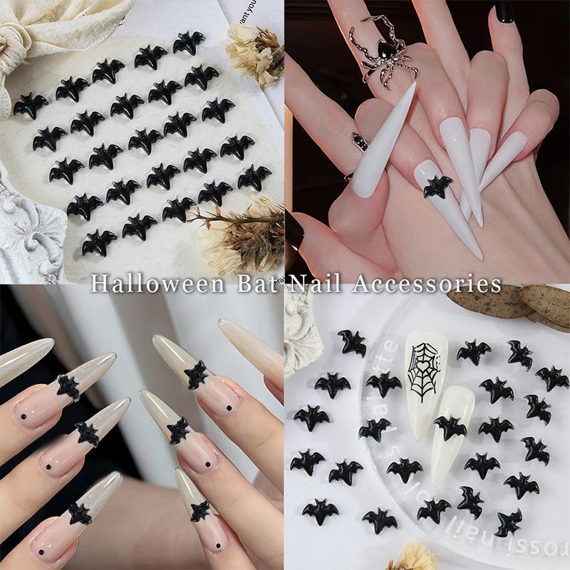 3D Geist Fledermausförmige Form Stanzschablonen UV Gel Polish Kunstform Silikon Schnitzform DIY Design Nagelanhänger Dekorationen