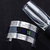 Wine Thermometer Stainless Steel Wine Temperature Bracelet Steel Ring for W/ Scr 6XDE