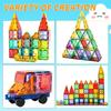 HannaBlock 80 Pcs Magnetic Blocks, Magnetic Toy for Children, Educational Toy, Magnetic Blocks, Magnetic Toy, Birthday Present, Christmas Gift, Gift