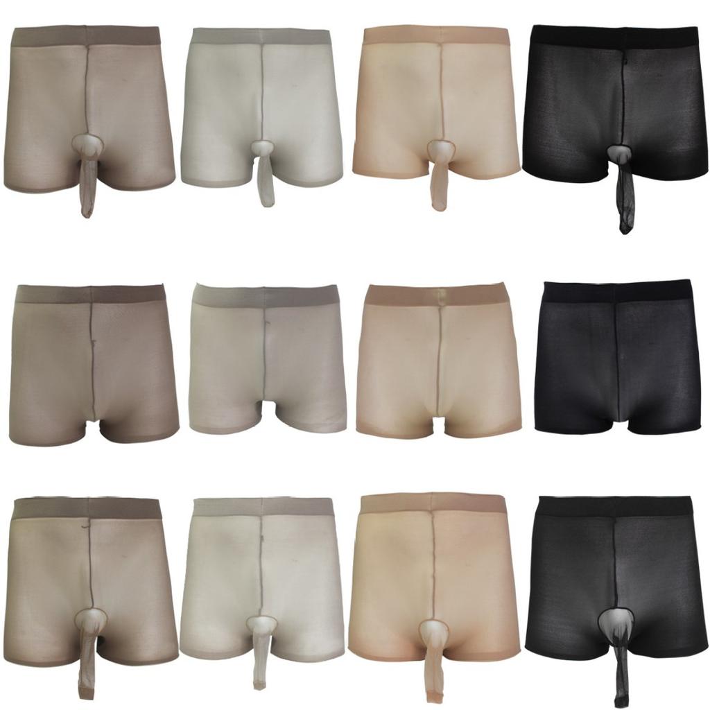 Men Women Thin Breathable Stocking Pantyhose Lingerie Thin Underwear Shorts Pants
