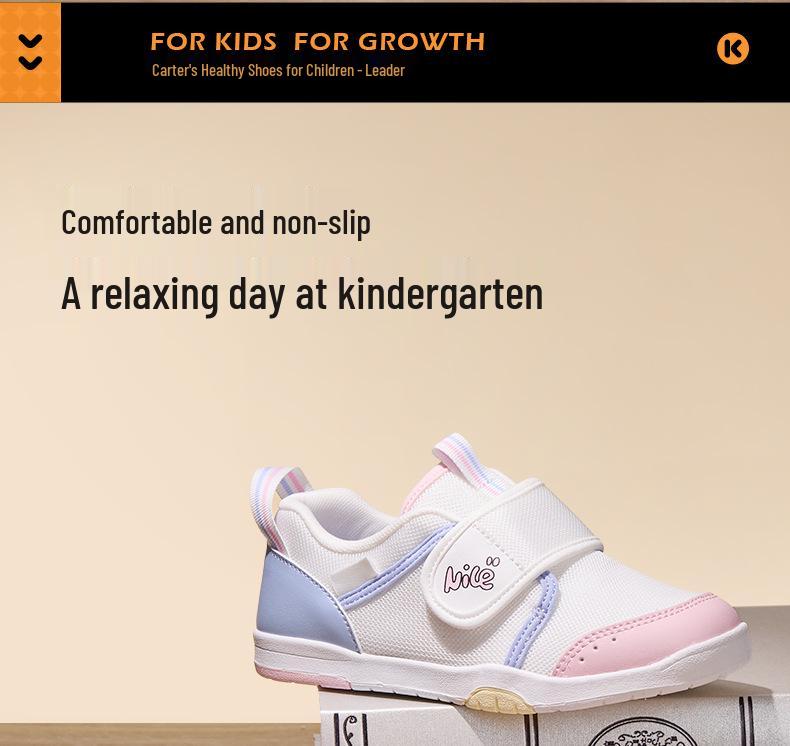 Carter Rabbit Boys' Color Block Canvas Shoes 2026 - White Spring Casuals (X5CG022)