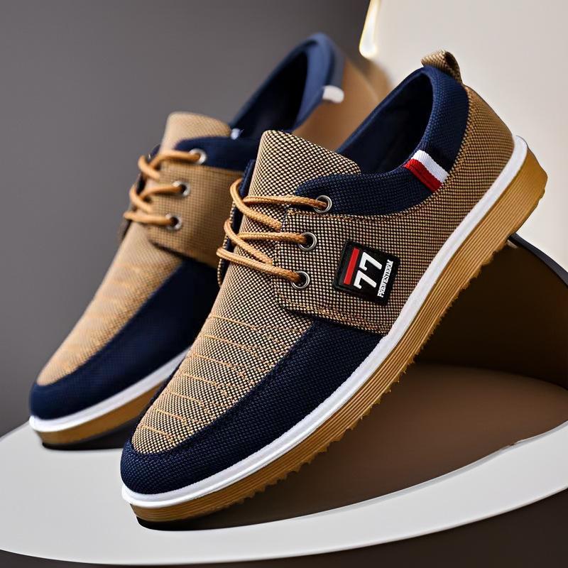 

Old Beijing cloth shoes men s large size versatile British work shoes casual board shoes men s shoes lace-up casual canvas shoes 39
