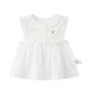 PawinPaw Girls' Cartoon Bear Lace Sleeveless Top