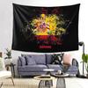 Spain Watercolor Spaniard Flag Spanish Outfit Tapestry Art Aesthetic Tapestries for Bedroom Home Wall Cloth Wall Hanging