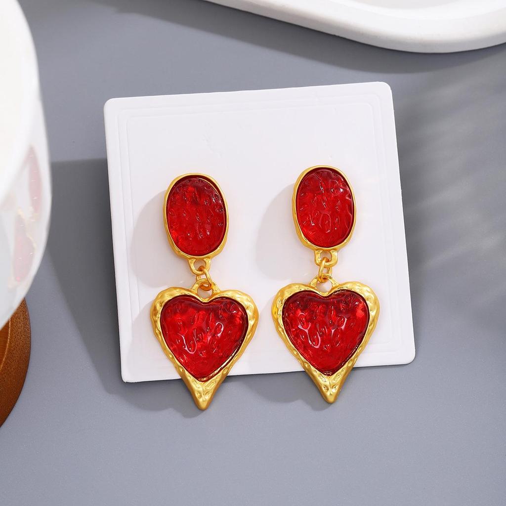 Pendientes Vintage de Estilo de Corte con Pedrería y Esmalte - Exquisita Joyería de Plata 925