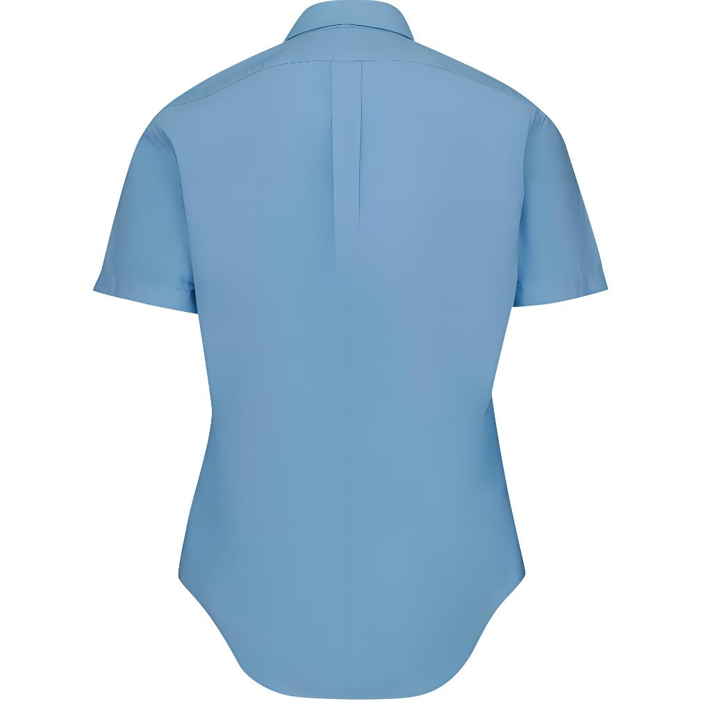 Polo Ralph Lauren Solid Color Polo Shirt With Small Pony Embroidery And Single-Breasted Short Sleeves Men Shirts Blue 710795382-002