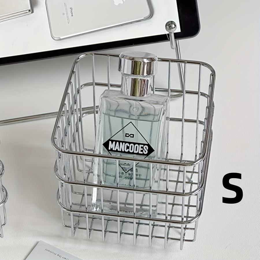 

Stainless Steel Storage Basket-Multi-Purpose Organizer for Bathroom Kitchen,Desk - Bathroom Organizers And Storage,Shelf Baskets