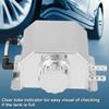 Aluminum Alloy Engine Oil Reservoir Oil Breathable Pot Exhaust Gas Catch Filter   Silver