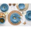 CreaTable Orient Mandala Tableware Set Aquamarine, 18 Pcs (21624)