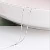 Fashion Classic Clavicle Chain Sterling Silver Jewelry S925 Silver Necklace 1MM Snake Chain with Chain 1MM Snake Bone Chain