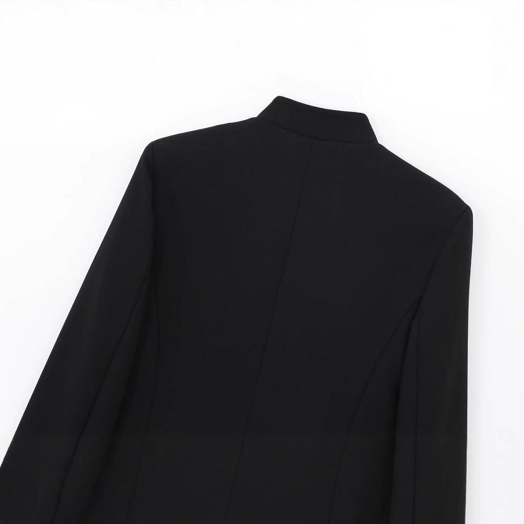 Winter 2024 Damenmode Jackenanzug mit Metallschnalle - Europäischer & Amerikanischer Stil