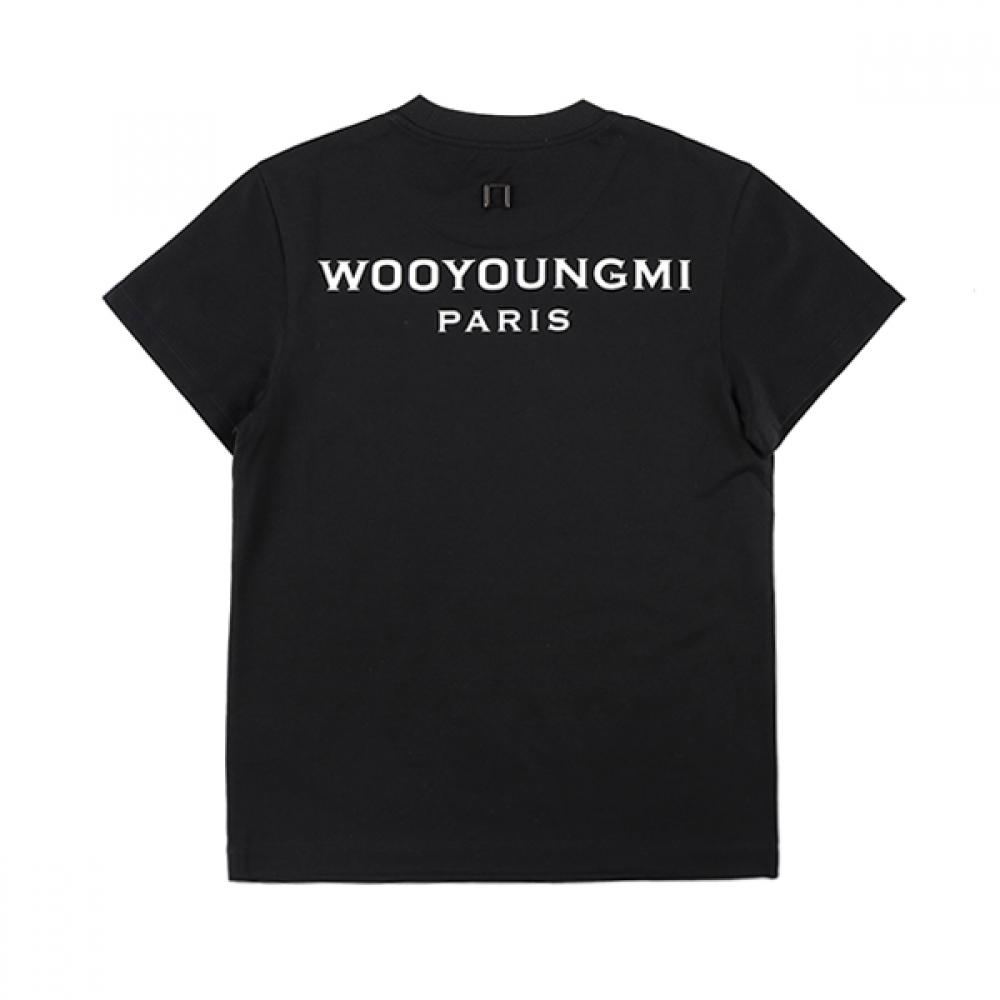 

Woo Yeongmi M243tS07 708b Back Logo Women S Short Sleeve Tee M243TS07 708B (36)