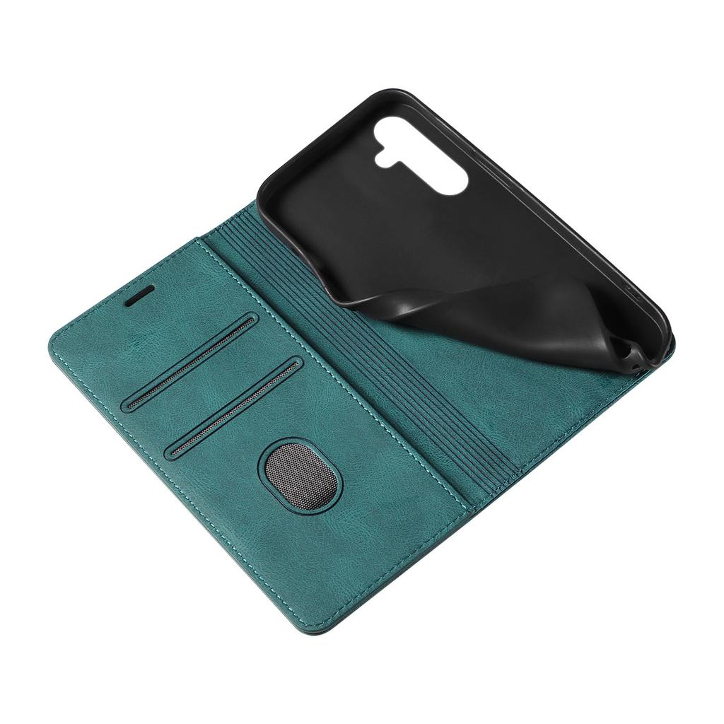 For Samsung Galaxy S24 FE Case Wristband Design Stand Magnetic Leather Phone Wallet Cover