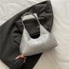Large capacity shoulder bag women's summer new high-end fashion trendy tote bag simple retro armpit bag