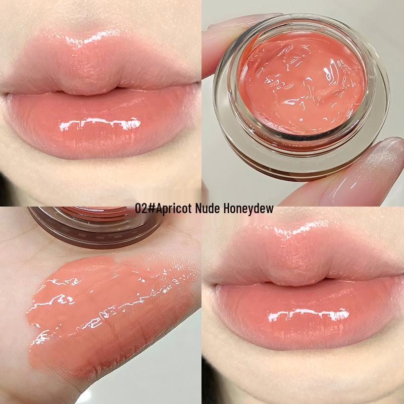 

BOBOFAiR Canned Crystal Clear Lip Jelly Gloss: Moisturizing, Long-lasting, Student-friendly Lip Color. 2.5g