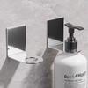 No-Drill Stainless Steel Wall Mount for Shower Gel, Shampoo, Disinfectant, and Hand Sanitizer Bottles