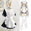 Anime Cosplay Costume Women Maid Outfit Anime Yosuga No Sora Mini Dress Lolita Dresses Cafe Costume Cosplay Costume Role Play Party Stage Clothing