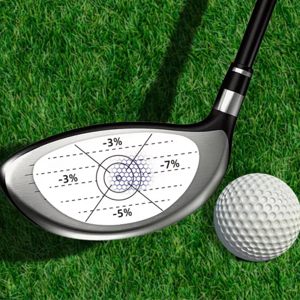 10Pcs Golf Impact Tape Stickers Swing Hit Recorder Labels for Driver Iron Putter Useful Golf Swing Training Practice Aid 5